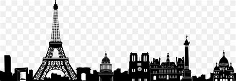 Eiffel Tower Skyline Silhouette Illustration, PNG, 1920x665px, 3d ...