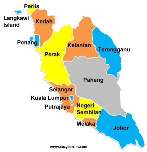 Malaysia Map | Peta Malaysia