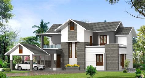 Contemporary Kerala House Plan at 2000 sq.ft