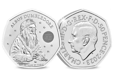 2023 HARRY POTTER Professor Dumbledore 50p Fifty Pence BU Coin In Certified Pack $10.12 - PicClick
