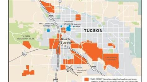 Food Deserts Map | | tucson.com