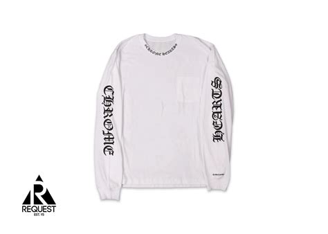 Chrome Hearts Neck Logo L/S "White"