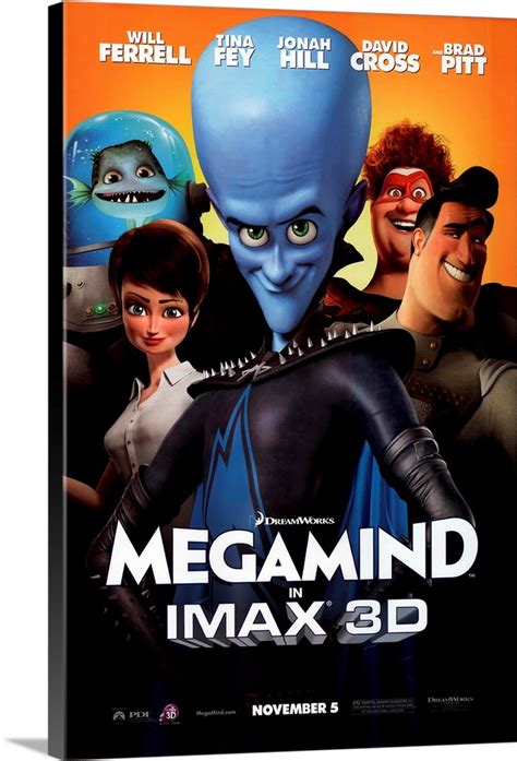 Megamind - Movie Poster Wall Art, Canvas Prints, Framed Prints, Wall ...