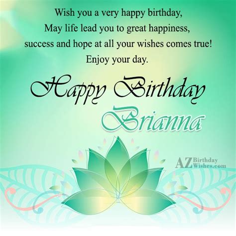 Happy Birthday Brianna