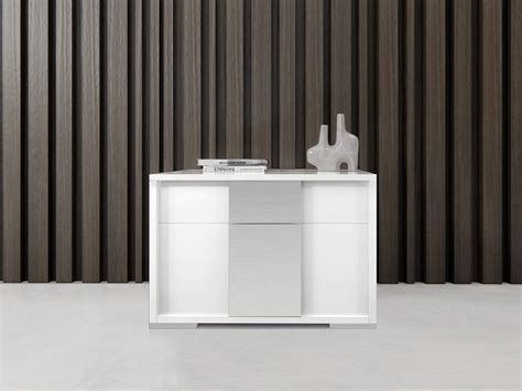 White Lacquer Nightstand from Italy | Furnituremodern.com