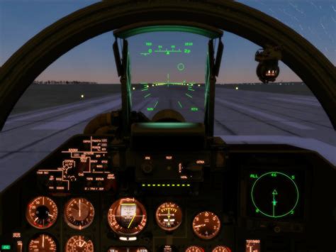 Su-27 Cockpit (Night Takeoff).jpg - LOMAC - CombatACE