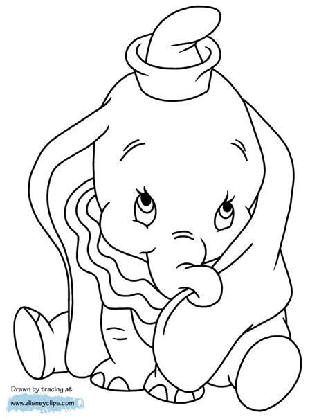 Adorable Dumbo #dumbo, #babyelephant | Disney coloring sheets, Cartoon ...