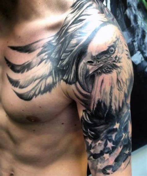 Pin by Trent & Anna Ayers on Inkt | Eagle tattoo, Bald eagle tattoos ...