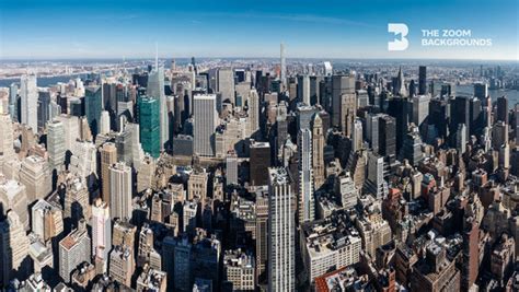 New York City Bird's-Eye View Zoom Backgrounds – thezoombackgrounds.com