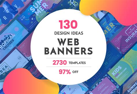 130 in 1 Web Banner Design Templates Bundle :: Behance