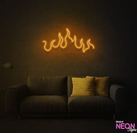 Fire Neon Sign Neon Sign for Your Living Room, Kitchen, Bedroom, Mancave High Quality - Etsy