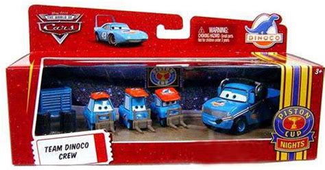 Disney Pixar Cars The World of Cars Multi-Packs Team Dinoco Crew Exclusive 155 Diecast Car Set ...