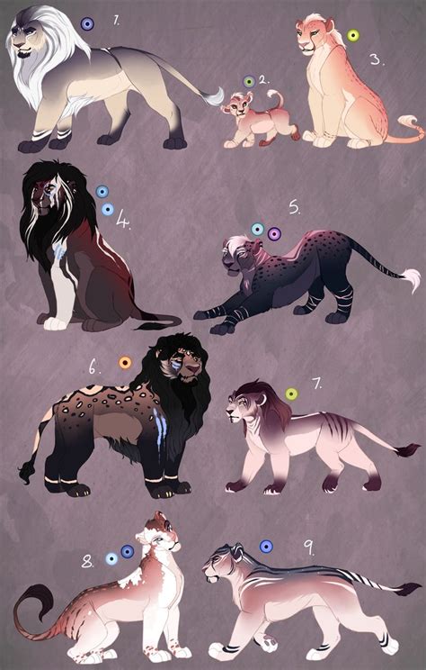 Lion pride adopts. CLOSED: by BeeStarART on DeviantArt | Lion king ...