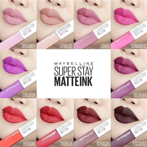 MAYBELLINE SUPERSTAY 24 MATTE INK LIPSTICK 5ml CHOOSE SHADE | Maybelline super stay, Maybelline ...