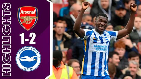 Arsenal vs Brighton 1-2 Highlights | Premier League - 2021/2022 - Win ...