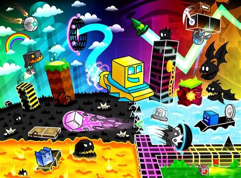 Geometry Dash 3D World [Remake] by Piguilipe on DeviantArt | Geometry ...