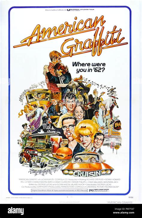 "American Graffiti" 1973 Universal Poster File Reference # 31386 614THA ...