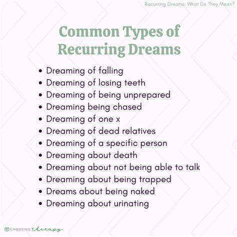 12 Meanings Behind Recurring Dreams