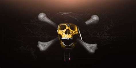 ArtStation - Pirates of the Caribbean Gold Skull Wallpaper