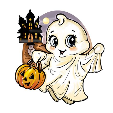 Just a cute I'll ghost | Halloween cartoons, Halloween prints ...