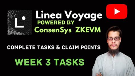 Linea Voyage | How to Complete Week 3 Tasks on Galxe | Claim Points For Upcoming Linea Airdrop ...