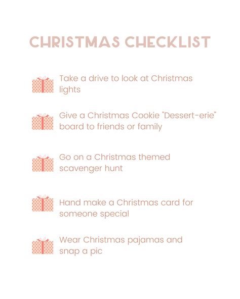 What are Your Fave Holiday Traditions? Christmas Checklist