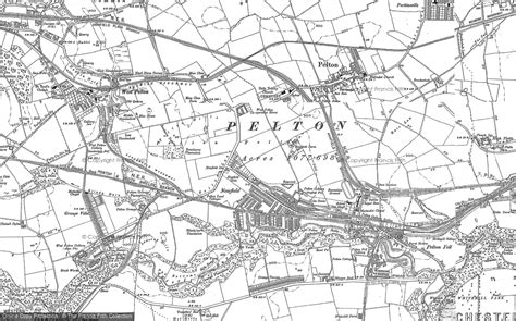 Old Maps of Newfield, Durham - Francis Frith