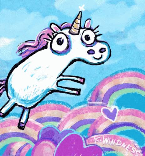 Happy Birthday Unicorn Rainbows GIF - HappyBirthdayUnicorn Unicorn Rainbows - Discover & Share GIFs