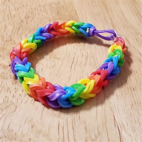 Rainbow Loom Rubber Band Bracelet for Friends Friendship | Etsy