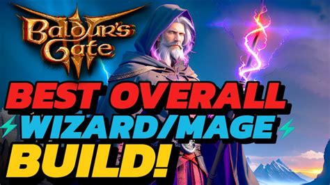 Baldurs Gate 3 - INSANE Wizard BUILD | Huge DMG + CC & RP | +Scroll Locations - YouTube