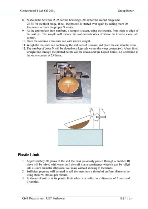 Soil mechanics(geotechnical engg) lab report | PDF