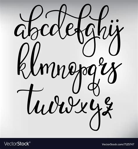 Hand Drawn Lettering Font Brush Script Calligraphy Cursive Type All | The Best Porn Website