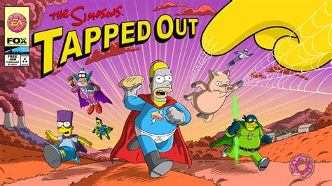 The Simpsons Tapped Out illustration, The Simpsons, Tapped Out, Homer Simpson, Bart Simpson HD ...