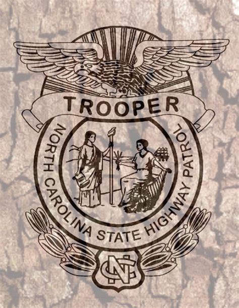 North Carolina State Trooper Highway Patrol SVG DXF - Etsy