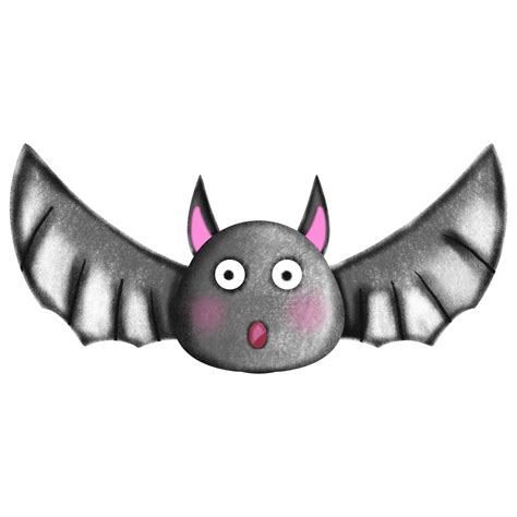 Bat ghost, Halloween illustration, PNG. 27134172 PNG