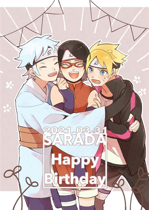 team 7 celebrating Sarada-chan's birthday!! : r/Boruto