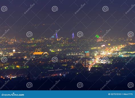 Aomori city at dusk editorial image. Image of illuminated - 52751510