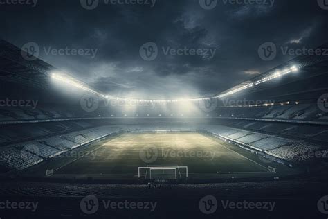 a football stadium at night . Generative ai 23775916 Stock Photo at Vecteezy