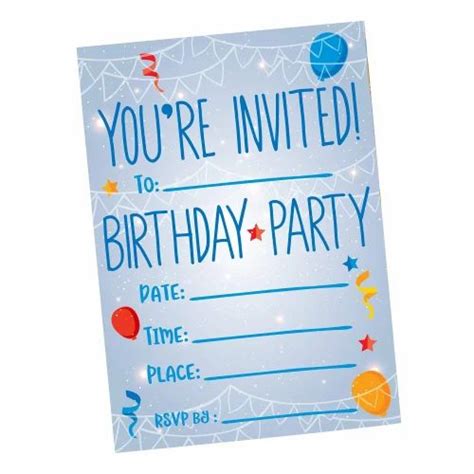 Paper Birthday Party Invitation Card at Rs 6/piece | Invitation Card in Mumbai | ID: 2851616053891