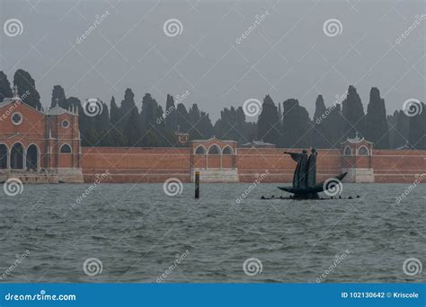 Cemetery Island San Michele in Venice Stock Photo - Image of michele ...