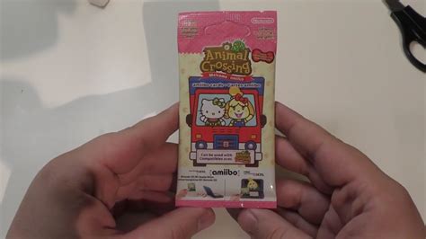 Animal Crossing Sanrio Collab amiibo cards unboxing - Nintendo Everything