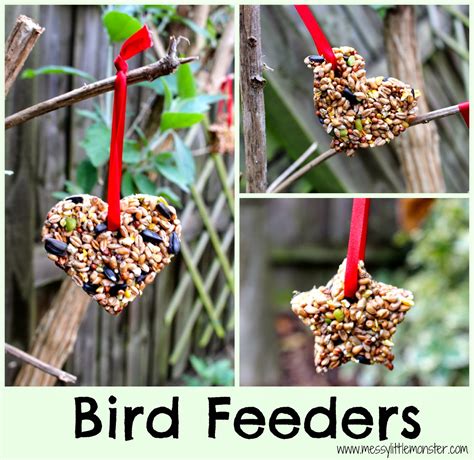 Homemade Bird Feeders - easy diy bird feeders for kids to make - Messy ...