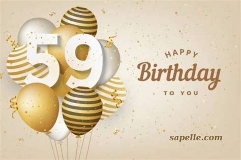 Happy 59Th Birthday Images Free Download - Sapelle.com | Happy 59th birthday, Happy 65 birthday ...