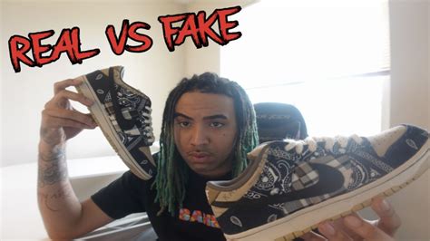 HOW TO TELL REAL VS. FAKE TRAVIS SCOTT SB DUNKS | TRAVIS SCOTT SB DUNKS REPS | LEGIT CHECK | M ...