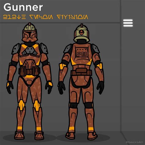 During the Second Battle of Geonosis, clone gunners in the 212th wore camouflage armor similar ...