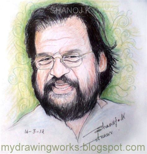 K J Yesudas - Sketch using coloured pencil || RAINBOW - The Colour of Life