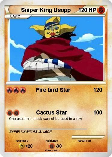 Pokémon Sniper King Usopp - Fire bird Star - My Pokemon Card