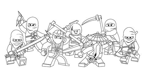 Free Printable Lego Ninjago Coloring Pages - Coloring Home