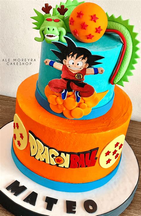 Dragon Ball Birthday Cake Ideas Images (Pictures) Goku Birthday, Dragon Birthday Parties, Baby ...