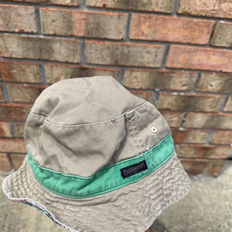 Vintage Polo Bucket Hat Reversible Worn.... - Depop